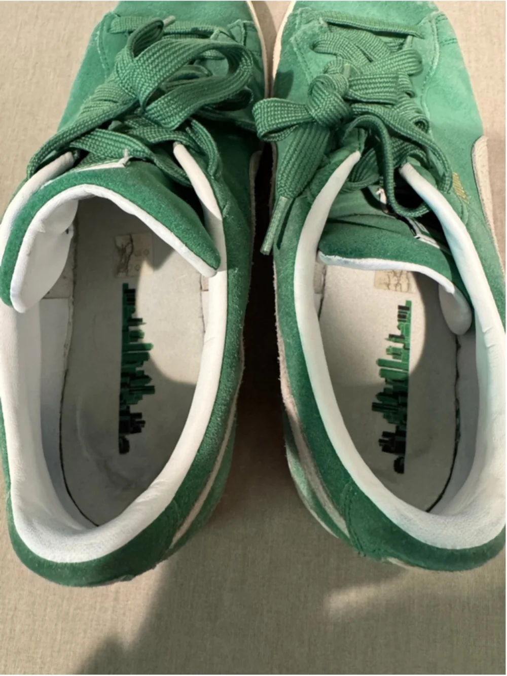 Men's Puma Suede NBA Boston Celtics-Green White Sneakers Size 11